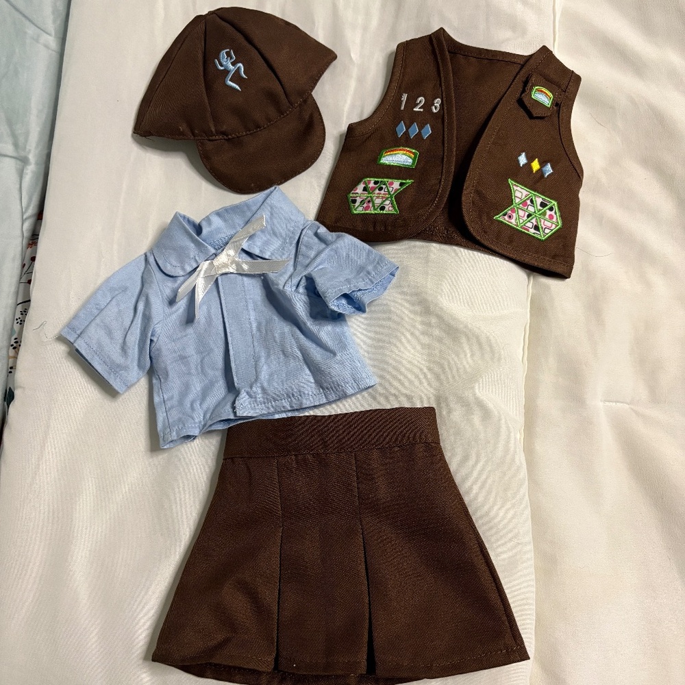 American Girl Doll Girl Scout Brownie Outfit